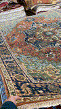27839- Royal Heriz Hand-Knotted/Handmade Indian Rug/Carpet Traditional/Authentic/Size: 10'2" x 7'10"/310cmx 239cm