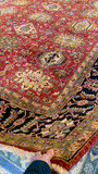 27845- Royal Heriz Hand-Knotted/Handmade Indian Rug/Carpet Traditional/Authentic/Size:  9'11" x 8'1"/302cmx 246cm