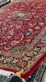 27837-Sarough Hand-Knotted/Handmade Persian Rug/Carpet Traditional Authentic/ Size: 10'3"x 7'3"/312cm x 221cm