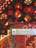 27849- Shiraz Persian Hand-knotted/Authentic/Traditional Nomadic/Tribal / Size: 10'0" x 6'11"/305cm x 211cm