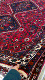 27854- Shiraz Persian Hand-knotted/Authentic/Traditional Nomadic/Tribal / Size: 8'10" x 6'2"/269cm x 188cm