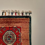 26244 - Hand-knotted Contemporary Chobi Ziegler /Modern Carpet/Rug / Size: 3'1" x 1'7"