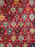 26259-Chobi Ziegler Hand-Knotted/Handmade Afghan Rug/Carpet Modern Authentic/Size: 3'3" x 1'8"