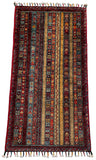 26239 - Hand-knotted Contemporary Chobi Ziegler /Modern Carpet/Rug / Size: 3'1" x1'6"