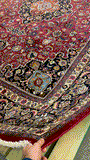 27895-Mashad Hand-Knotted/Handmade Persian Rug/Carpet Traditional Authentic/ Size: 12'11" x 9'5"/394cm x 287cm