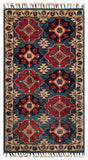 26265-Chobi Ziegler Hand-Knotted/Handmade Afghan Rug/Carpet Modern Authentic/Size: 3'2" x 1'7"