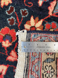 27867-Hamadan Hand-Knotted/Handmade Persian Rug/Carpet Tribal/Nomadic Authentic/ Size: 11'0" x 5'4"/335cm x 163cm