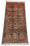 26272-Chobi Ziegler Hand-Knotted/Handmade Afghan Rug/Carpet Modern Authentic/Size: 3'3" x 1'7"