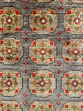 26272-Chobi Ziegler Hand-Knotted/Handmade Afghan Rug/Carpet Modern Authentic/Size: 3'3" x 1'7"
