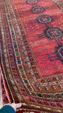 27875- Royal Balutch Persian Hand-knotted Authentic/Nomadic/Tribal Rug/Carpet/ Size: 9'4" x 4'9"/284cm x 145cm