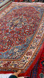 27877-Sarough Hand-Knotted/Handmade Persian Rug/Carpet Traditional Authentic/ Size: 7'1"x 4'5"/216cm x 135cm