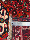 27883- Shiraz Persian Hand-knotted/Authentic/Traditional Nomadic/Tribal / Size: 5'9" x 3'10"/175cm x 117cm