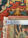 27884- Royal Heriz Hand-Knotted/Handmade Indian Rug/Carpet Traditional/Authentic/Size: 5'11" x 4'2"/180cmx 127cm