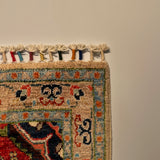 26251-Chobi Ziegler Hand-Knotted/Handmade Afghan Rug/Carpet Modern Authentic/Size: 3'2" x 1'7"