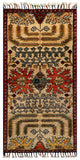 26165 -  Hand-knotted Contemporary Chobi Ziegler /Modern Carpet/Rug / Size:  3'3" x 1'6"/99cm x 46cm