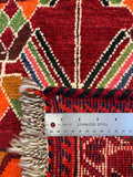 27870- Shiraz Persian Hand-knotted/Authentic/Traditional Nomadic/Tribal / Size: 7'10" x 4'11"/239cm x 150cm