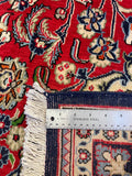 27846-Ghom Hand-knotted/Handmade Persian Rug/Carpet Traditional Authentic/ Size: 8'6" x 5'5"/259cm x 165cm