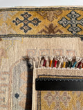 26264-Chobi Ziegler Hand-Knotted/Handmade Afghan Rug/Carpet Modern Authentic/Size: 3'4" x 1'8"