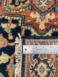 27876- Royal Heriz Hand-Knotted/Handmade Indian Rug/Carpet Traditional/Authentic/Size: 11'8" x 2'7"/356cmx 79cm