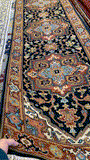 27876- Royal Heriz Hand-Knotted/Handmade Indian Rug/Carpet Traditional/Authentic/Size: 11'8" x 2'7"/356cmx 79cm