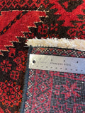 27890- Royal Balutch Persian Hand-knotted Authentic/Nomadic/Tribal Rug/Carpet/ Size: 7'7" x 3'7"/231cm x 109cm