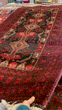 27889- Balutch Persian Hand-knotted Authentic/Nomadic/Tribal Rug/Carpet/ Size: 7'3" x 3'11"/221cm x 119cm