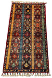 26267-Chobi Ziegler Hand-Knotted/Handmade Afghan Rug/Carpet Modern Authentic/Size: 3'4" x 1'8"