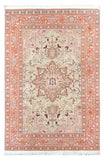 27899- Tabriz Persian Hand-knotted Carpet Authentic/Traditional Carpet/Rug/Size: 5'0" x 3'3"/152cm x 99cm