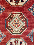 26268-Chobi Ziegler Hand-Knotted/Handmade Afghan Rug/Carpet Modern Authentic/Size: 2'8" x 1'6"