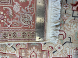 27899- Tabriz Persian Hand-knotted Carpet Authentic/Traditional Carpet/Rug/Size: 5'0" x 3'3"/152cm x 99cm