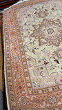 27899- Tabriz Persian Hand-knotted Carpet Authentic/Traditional Carpet/Rug/Size: 5'0" x 3'3"/152cm x 99cm