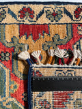 26163-Chobi Ziegler Hand-Knotted/Handmade Afghan Rug/Carpet Modern Authentic/Size: 3'2" x 1'6"/97cm x 46cm