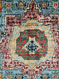 26283-Chobi Ziegler Hand-Knotted/Handmade Afghan Rug/Carpet Modern Authentic/Size: 2'9" x 1'8"