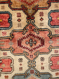 26490-Chobi Ziegler Hand-Knotted/Handmade Afghan Rug/Carpet Modern Authentic/Size: 2'9" x 1'9"