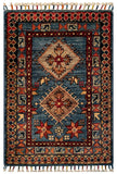 26492-Chobi Ziegler Hand-Knotted/Handmade Afghan Rug/Carpet Modern Authentic/Size: 2'9" x 1'9"