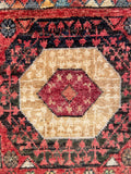 26488-Chobi Ziegler Hand-Knotted/Handmade Afghan Rug/Carpet Modern Authentic/Size: 2'9" x 1'8"