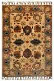 26494-Chobi Ziegler Hand-Knotted/Handmade Afghan Rug/Carpet Modern Authentic/Size: 2'9" x 1'9"