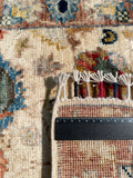 26494-Chobi Ziegler Hand-Knotted/Handmade Afghan Rug/Carpet Modern Authentic/Size: 2'9" x 1'9"