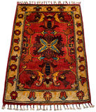 26510-Chobi Ziegler Hand-Knotted/Handmade Afghan Rug/Carpet Modern Authentic/Size: 3'0" x 2'0"