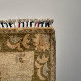 26513-Chobi Ziegler Hand-Knotted/Handmade Afghan Rug/Carpet Modern Authentic/Size: 3'2" x 2'0"