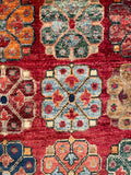 26509-Chobi Ziegler Hand-Knotted/Handmade Afghan Rug/Carpet Modern Authentic/Size: 3'0" x 1'9"