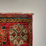 26509-Chobi Ziegler Hand-Knotted/Handmade Afghan Rug/Carpet Modern Authentic/Size: 3'0" x 1'9"