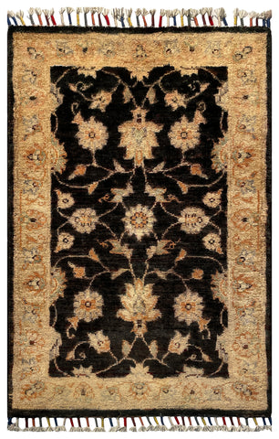 26522-Chobi Ziegler Hand-Knotted/Handmade Afghan Rug/Carpet Modern Authentic/Size: 2'9" x 2'0"/84cm x 61cm