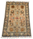 26526-Chobi Ziegler Hand-Knotted/Handmade Afghan Rug/Carpet Modern Authentic/Size: 2'8" x 1'9"
