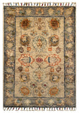 26526-Chobi Ziegler Hand-Knotted/Handmade Afghan Rug/Carpet Modern Authentic/Size: 2'8" x 1'9"