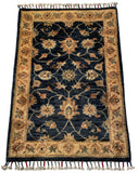 26531-Chobi Ziegler Hand-Knotted/Handmade Afghan Rug/Carpet Modern Authentic/Size: 3'1" x 2'0"