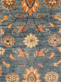26295-Chobi Ziegler Hand-Knotted/Handmade Afghan Rug/Carpet Modern Authentic/Size: 2'9" x 1'9"