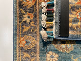26295-Chobi Ziegler Hand-Knotted/Handmade Afghan Rug/Carpet Modern Authentic/Size: 2'9" x 1'9"