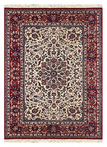 27961- Isfahan Persian Hand-Knotted Authentic/Traditional Carpet/Rug/ Size: 9'10" x 7'0"/300cm x 213cm