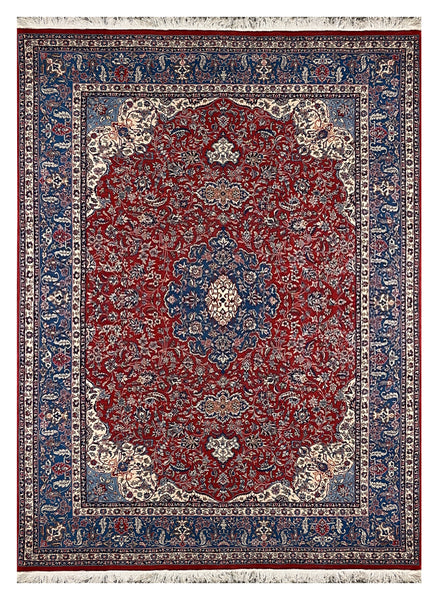 27960- Isfahan Persian Hand-Knotted Authentic/Traditional Carpet/Rug/ Size: 11'9" x 8'7"/358cm x 262cm